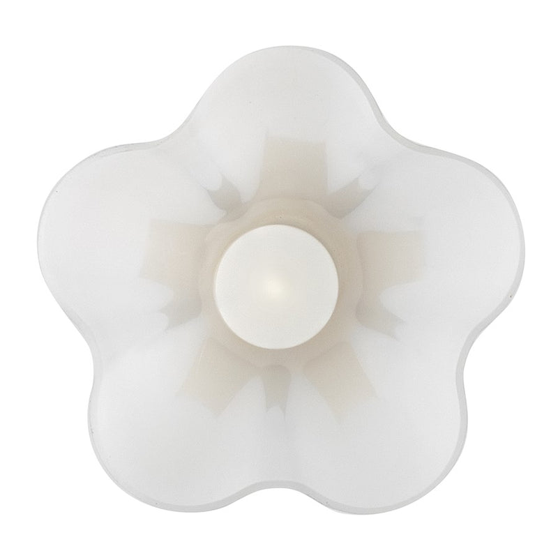 Lark Honey 1 Light Small Pendant, Lacquered Brass/Cased Opal