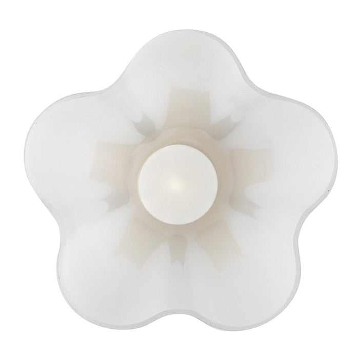 Lark Honey 1 Light Small Pendant, Lacquered Brass/Cased Opal