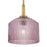 Lark Lisette 1 Light Small Pendant, Lacquered Brass/Rose