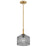 Lark Lisette 1 Light Small Pendant, Lacquered Brass/Smoke - 83727LCB-SM