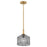 Lark Lisette 1 Light Small Pendant, Lacquered Brass/Smoke