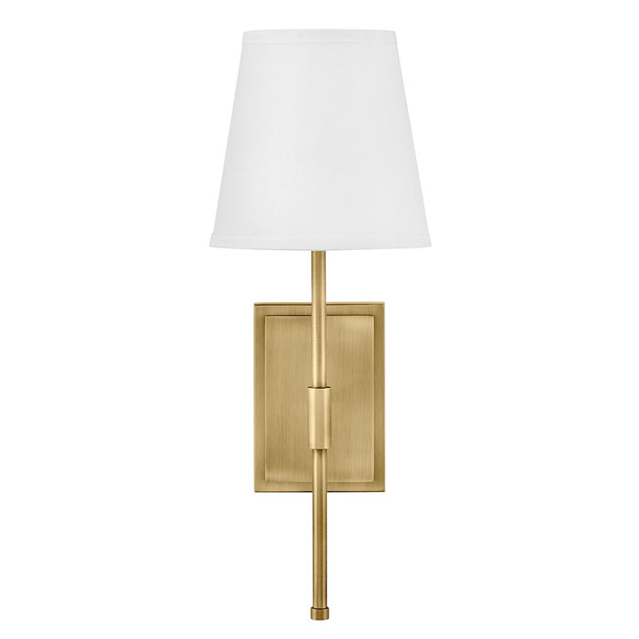 Lark Beale 1 Light 9" Sconce, Lacquered Brass