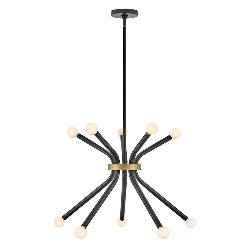 Lark Axton 10 Light 19" Single Tier Chandelier