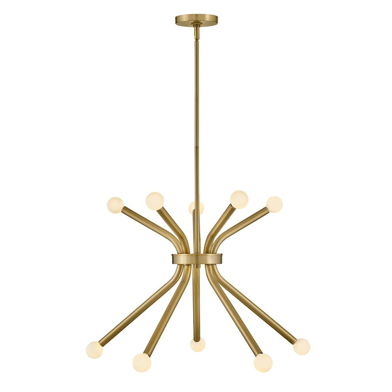 Lark Axton 10 Light 19" Single Tier Chandelier