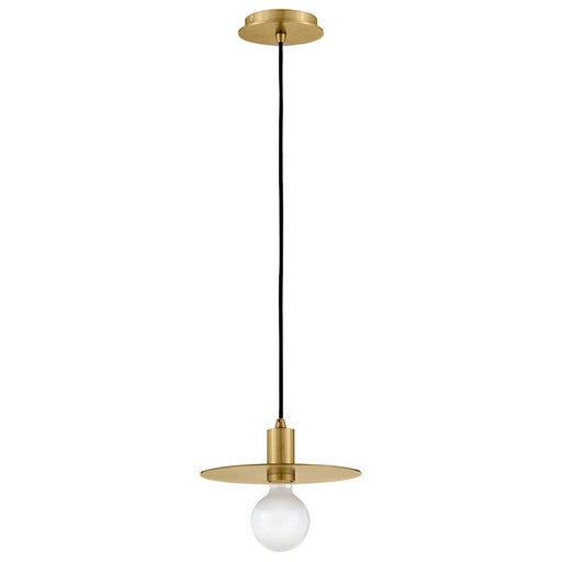 Lark Lulu 1 Light Small Pendant, Lacquered Brass - 83887LCB