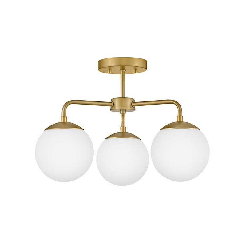 Lark Juniper 3 Light 13" Semi-Flush Mount