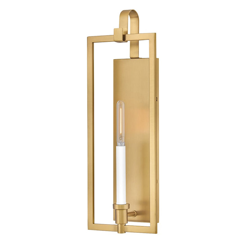 Lark Stassi 1 Light 4" Sconce, Lacquered Brass