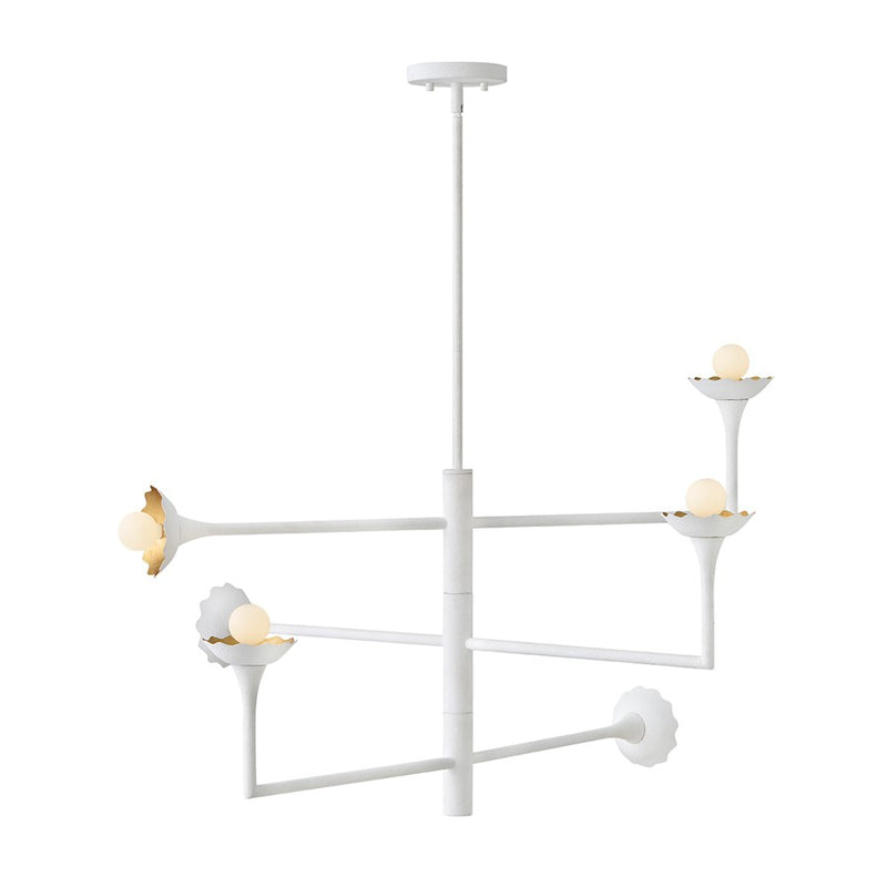 Lark Darla 6 Light 36" Adjustable Multi Tier, Textured Plaster