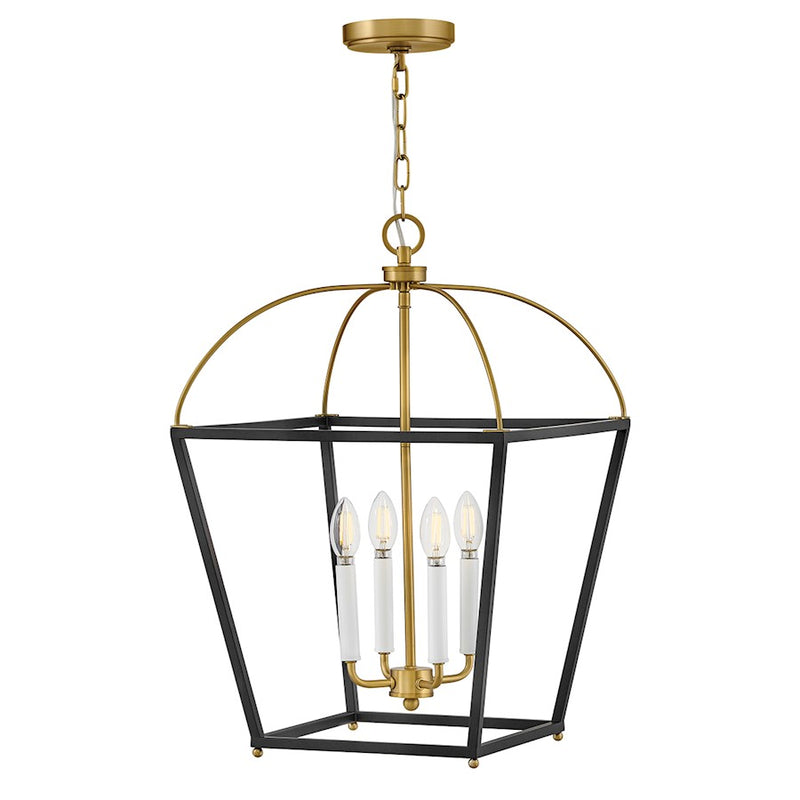Lark Tate 4 Light 16" Pendant, Black