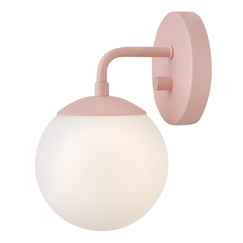 Lark Julep 1 Light 7" Sconce, Rose/Etched Opal