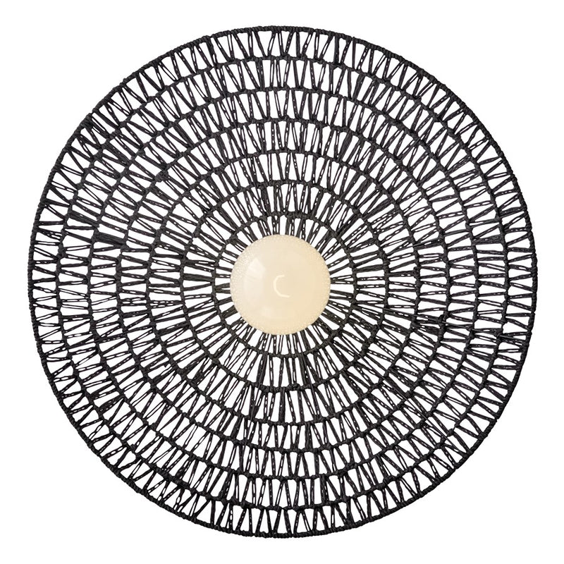 Lark Pismo 1 Light Large Pendant, Black