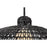 Lark Pismo 1 Light Large Pendant, Black