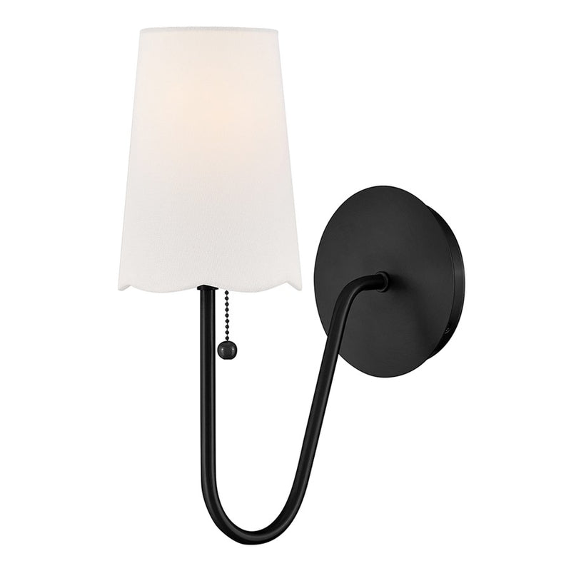Lark Bliss 1 Light 11" Scone, Black - 84380BK