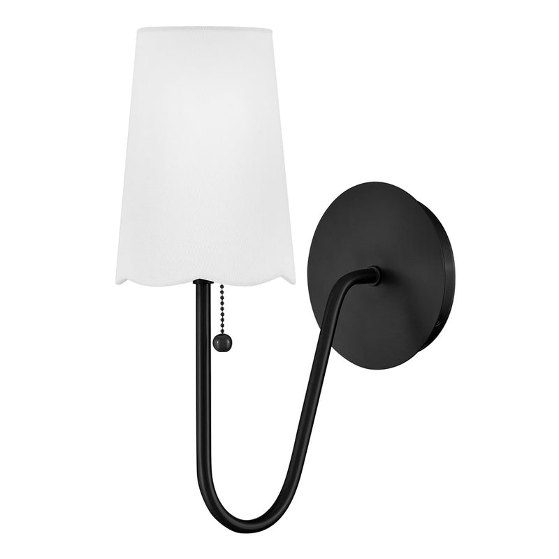 Lark Bliss 1 Light 11" Sconce, Black