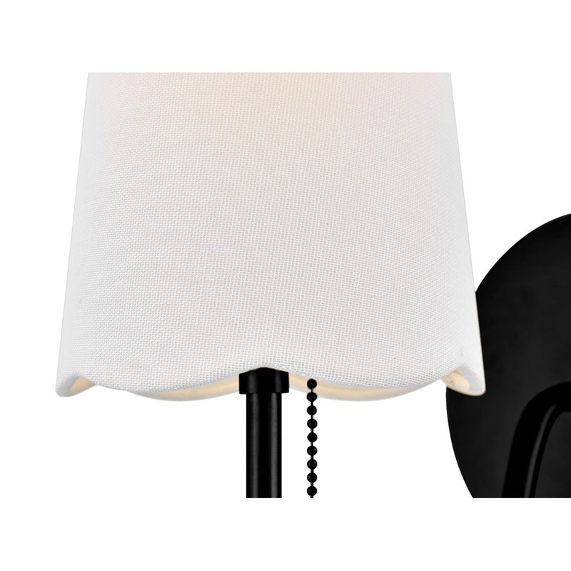 Lark Bliss 1 Light 11" Sconce, Black