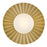 Lark Stevie 1 Light Small Flush Mount, Lacquered Brass/Etched Opal - 84391LCB