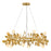 Lark Lolli 12 Light Medium Single Tier Chandelier, Distressed Brass