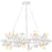 Lark Lolli 12 Light Medium Single Tier Chandelier, Textured Plaster - 84406TXP