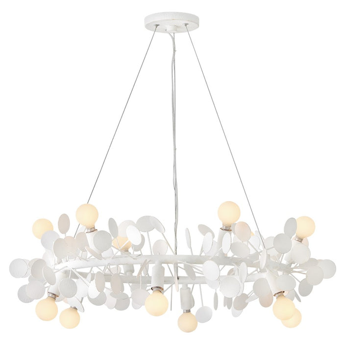 Lark Lolli 12 Light Medium Single Tier Chandelier, Textured Plaster