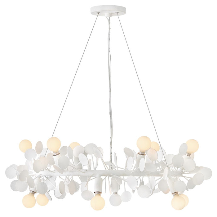Lark Lolli 12 Light Medium Single Tier Chandelier, Textured Plaster