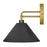 Lark Milo 1 Light Small Sconce, Lacquered Brass/Black