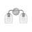 Lark Percy 2 Light Bath Vanity, Clear