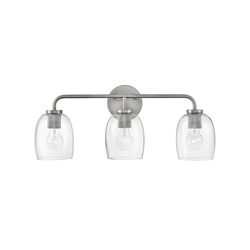 Lark Percy 3 Light Bath Vanity, Clear