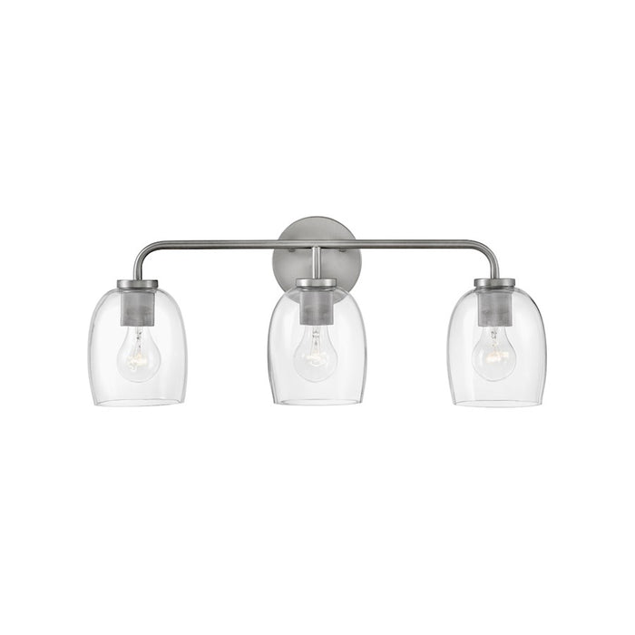 Lark Percy 3 Light Bath Vanity, Clear