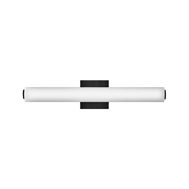 Lark Marti 23in 1-Light LED Wall Sconce | Modern Lacquered Brass Steel and Etched White Glass | Hallway & Bathroom | 3.5 x 22.75 x 4.75 in | Model 85242LCB