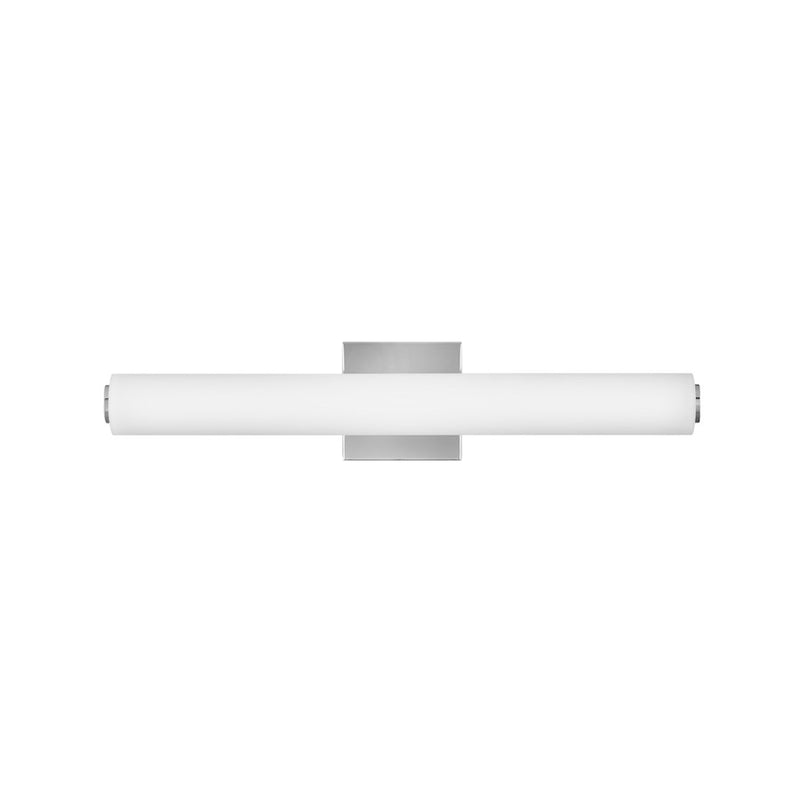 Lark Marti 23in 1-Light LED Wall Sconce | Modern Lacquered Brass Steel and Etched White Glass | Hallway & Bathroom | 3.5 x 22.75 x 4.75 in | Model 85242LCB