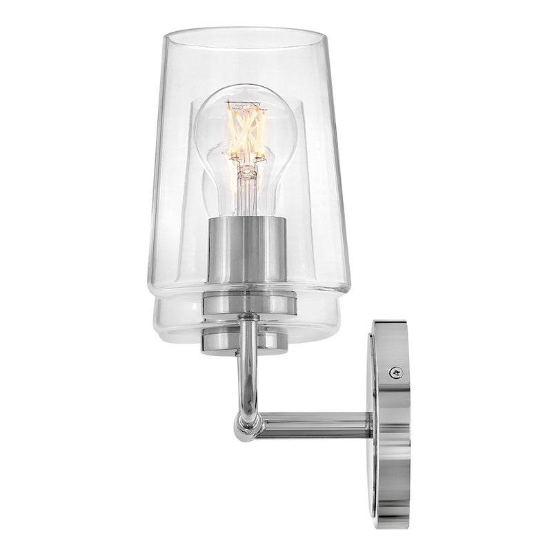 Lark Lighting Kline 2-Light Bath Vanity Light | Chrome | Transitional Vanity Light Above the Bathroom Mirror | Damp Rated Installation | 853452CM-CL