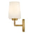 Lark Kline 2 Light Small Vanity, Lacquered Brass/Etched Opal