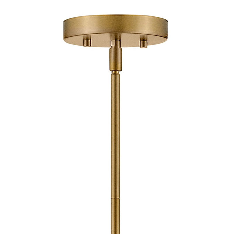 Lark Shea 5 Light Medium Single Tier Chandelier, Brass/Clear