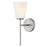 Lark Bri 1 Light 16" Vanity, Brushed Nickel/Etched Opal