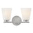 Lark Bri 2 Light 15" Vanity, Brushed Nickel/Etched Opal