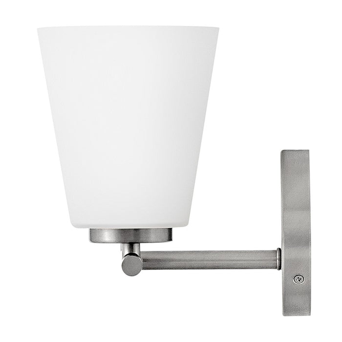 Lark Bri 2 Light 15" Vanity, Brushed Nickel/Etched Opal