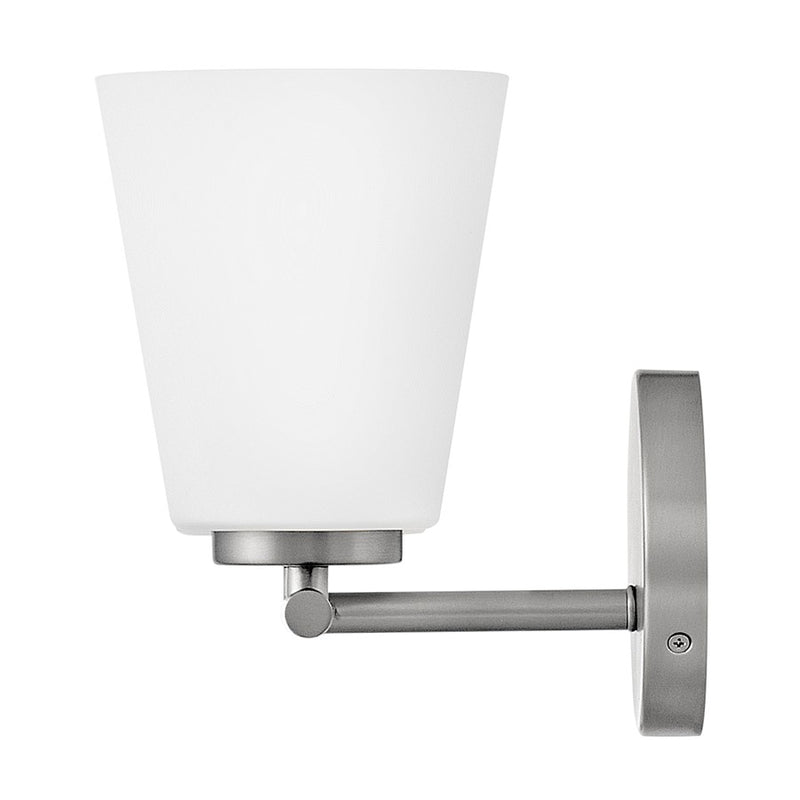 Lark Lighting Bri 24" 3-Light Vanity Light | Brushed Nickel | Etched Opal Glass Shade | Transitional Vanity Light Above the Bathroom Mirror | 85423BN