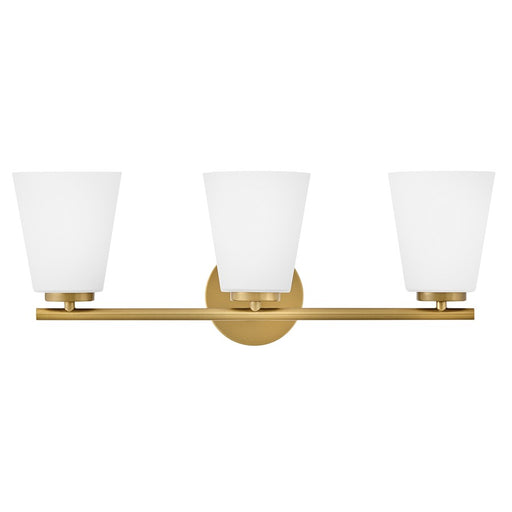 Lark Bri 3 Light 24" Vanity, Lacquered Brass/Etched Opal - 85423LCB