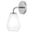 Lark Gio 1 Light Medium Bath Vanity, Chrome/Cased Opal - 85500CM