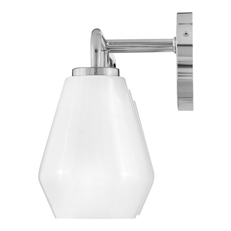 Lark Gio 24in 3-Light Vanity Light | Transitional Chrome Steel and Cased Opal Glass | Bathroom Vanity | 7.25 x 24 x 10.25 in | Model 85503CM