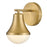 Lark Haddie 1 Light Small Bath Vanity, Lacquered Brass/Cased Opal