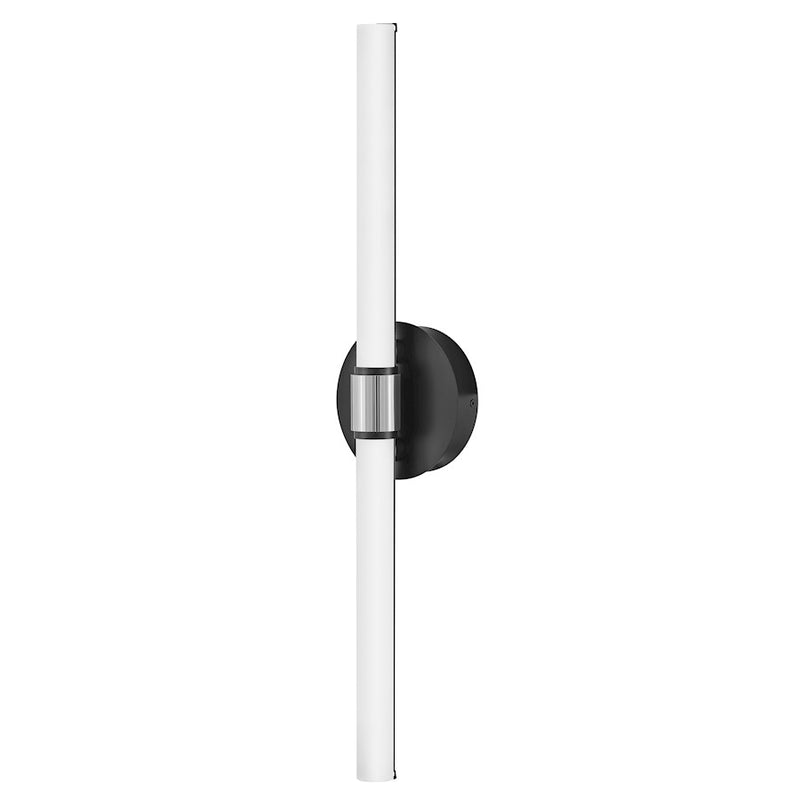 Lark Lighting Kai Bath Vanity Light | Black Finish | Modern Vanity Light Above the Bathroom Mirror | Damp Rated Hardwired Installation | 85602BK-CM