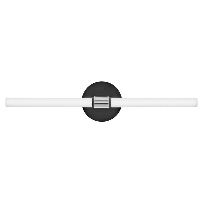 Lark Lighting Kai Bath Vanity Light | Black Finish | Modern Vanity Light Above the Bathroom Mirror | Damp Rated Hardwired Installation | 85602BK-CM