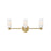 Lark Naomi 3 Light 6" Vanity, Lacquered Brass/Cased Opal - 85613LCB