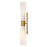 Lark Beau 2 Light 24" Sconce, Lacquered Brass/Etched Opal