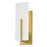 Lark Roman 1 Light Medium Sconce, Lacquered Brass/Etched White