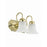 Livex Lighting Riviera 1 Light Wall Sconce, Polished Brass