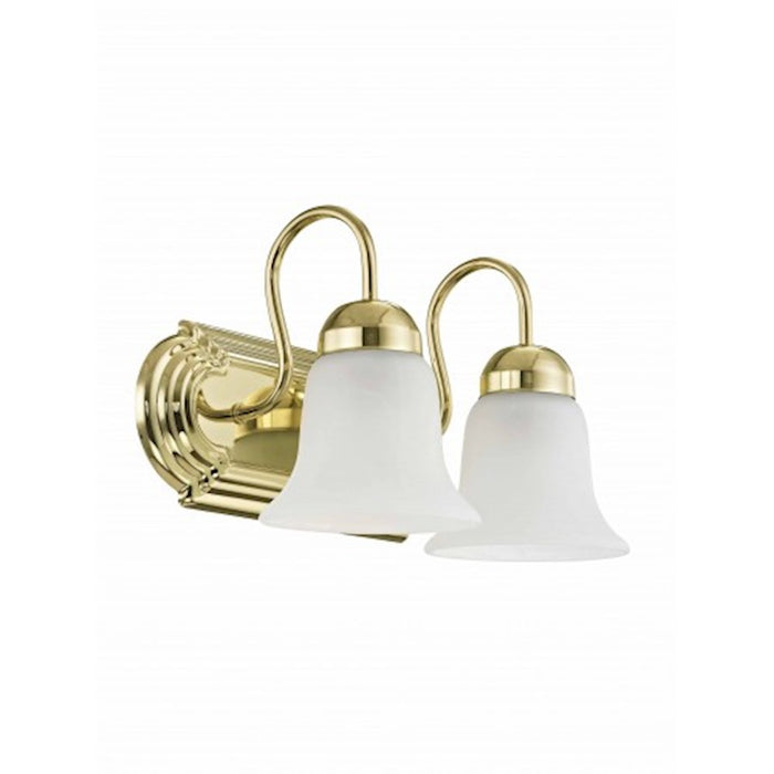 Livex Lighting Riviera 1 Light Wall Sconce, Polished Brass