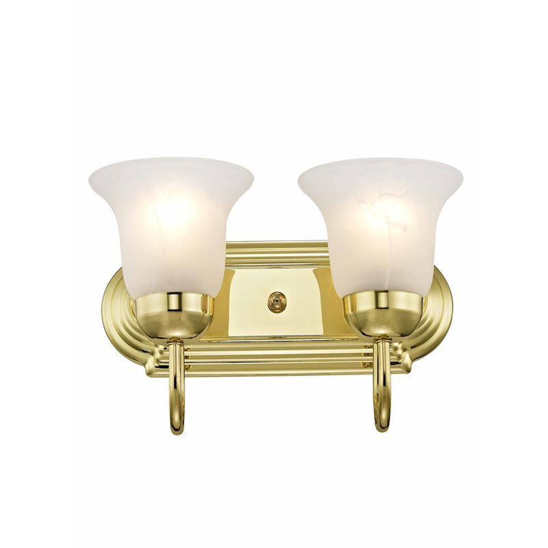 Livex Lighting Riviera 1 Light Wall Sconce, Polished Brass