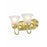 Livex Lighting Riviera 1 Light Wall Sconce, Polished Brass